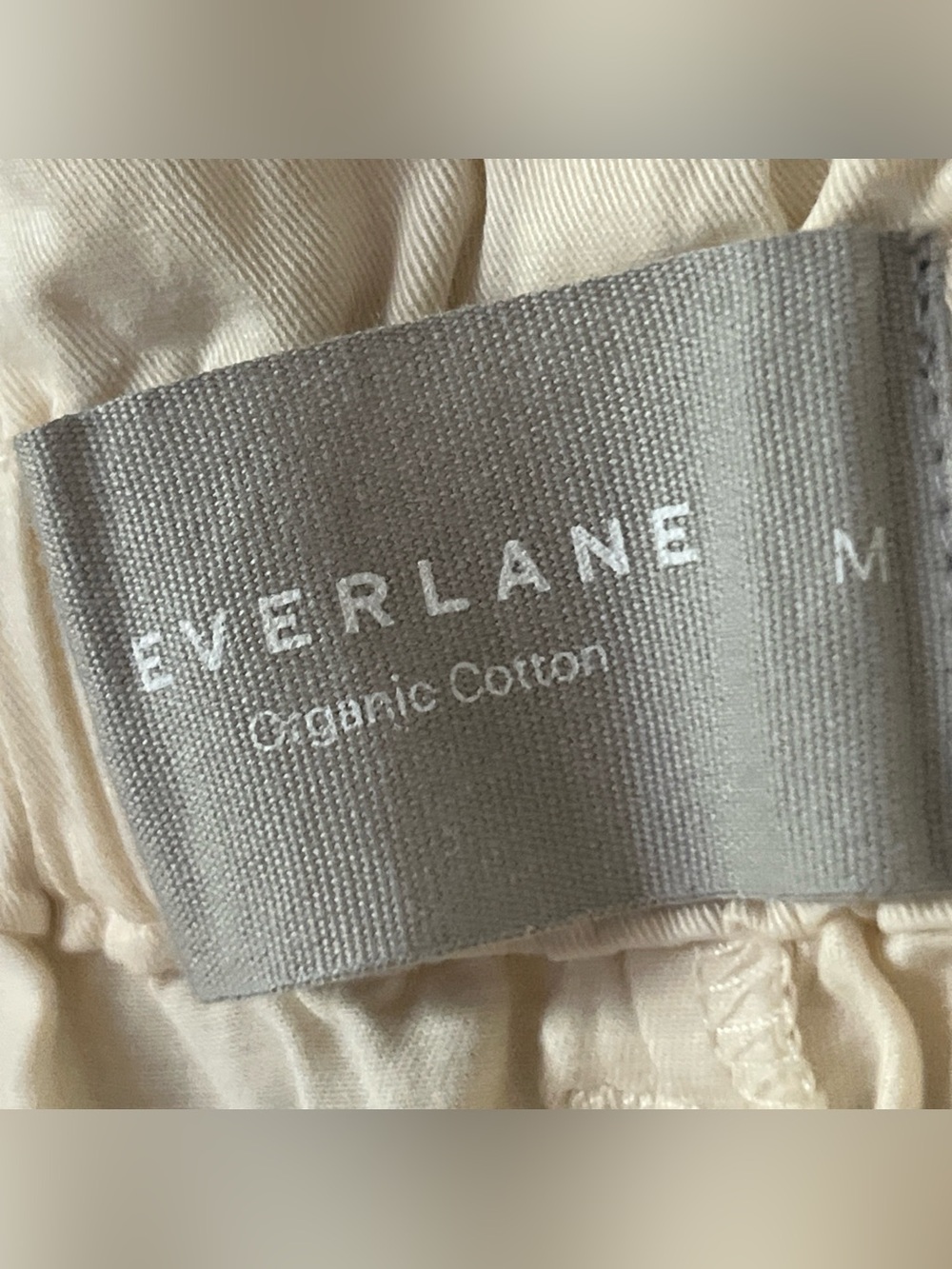 Everlane Cream Paperbag Waist Trousers with Tie Belt - Picture 9 of 10